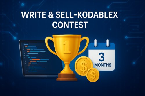 Write & Sell: Kodablex $2,000 Developer Contest is Live!