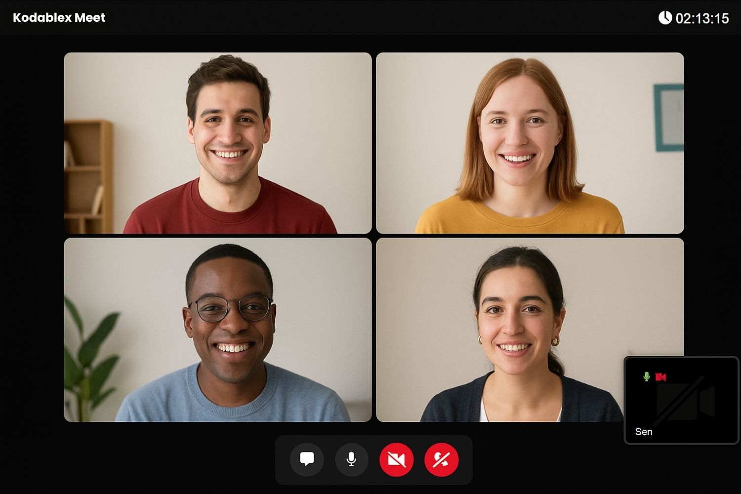 Kodablex Meet - Web-Based Video Calling Platform